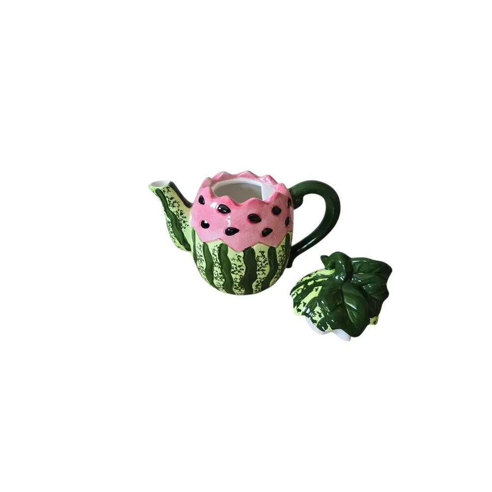 Cracker Barrel Watermelon Teapot 6